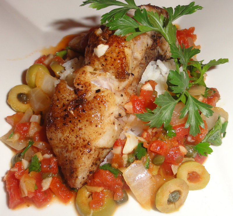 Huachinango a la veracruzana
